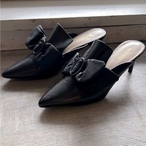 Nine West Black mule pumps, size ladies 7.5